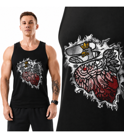 tank-top  patriotyczny ORZEŁ W SERCU